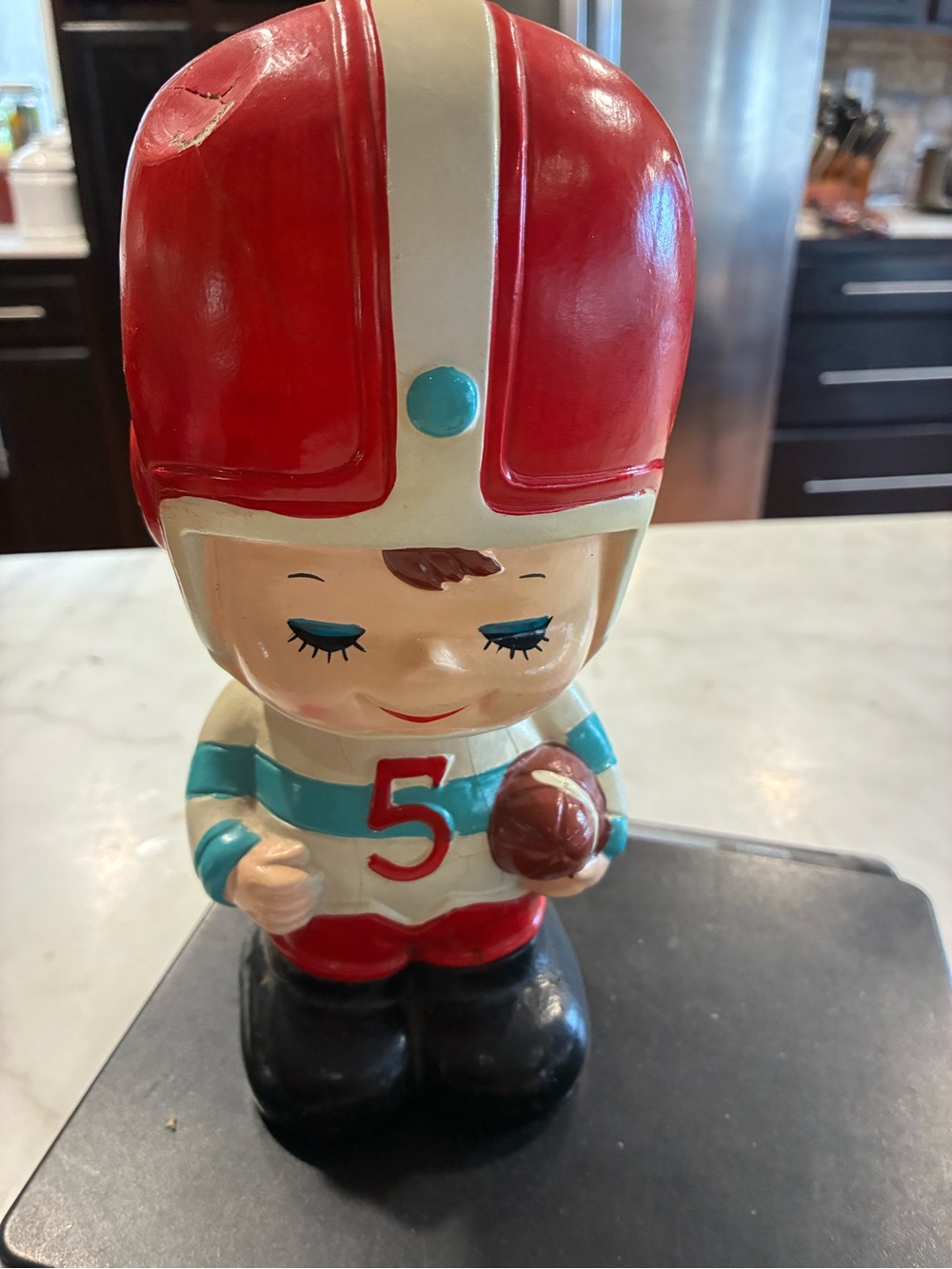 Vintage Football Piggybank #5 Made In Japan